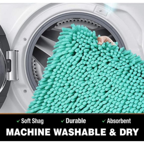 NEW! 2 Piece Chenille Bath Mat Set - Picture 5 of 6